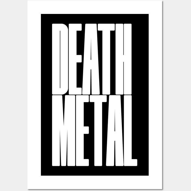 bold death metal Wall Art by lkn